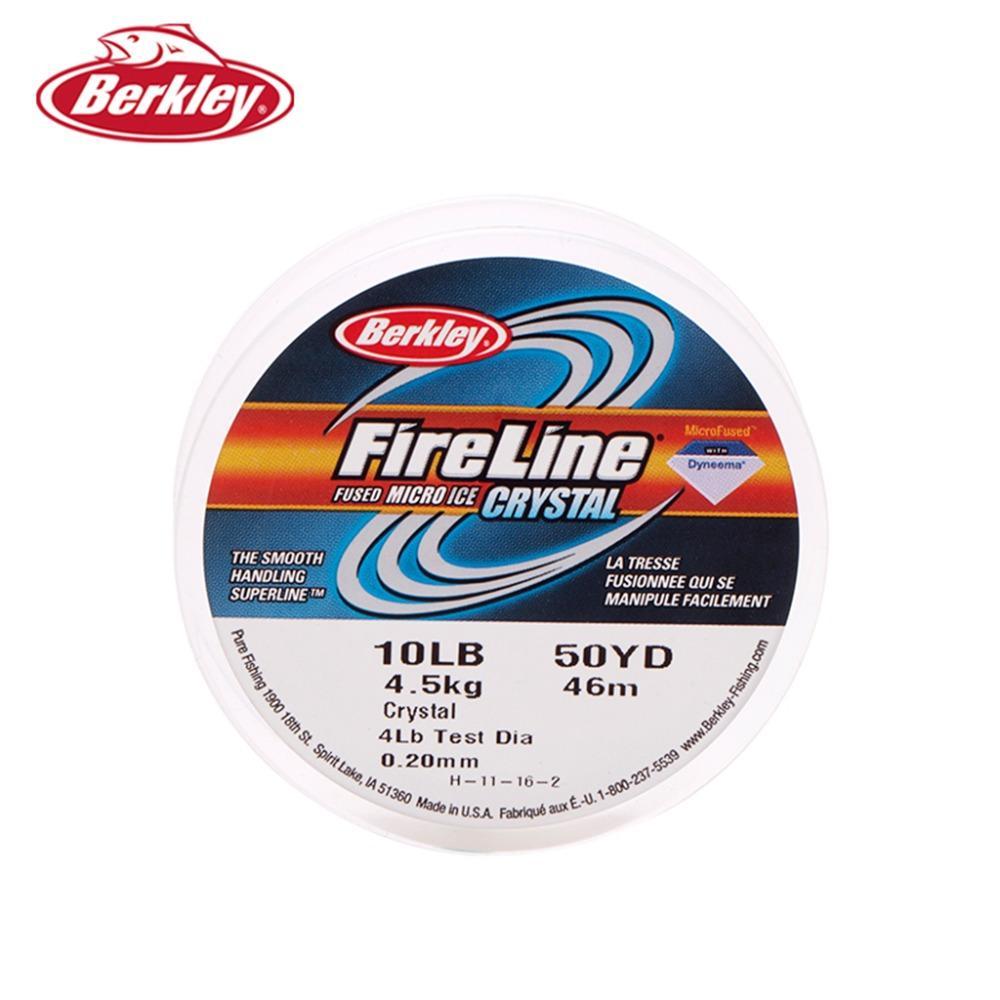 Berkley Fireline For Ice Fishing Super Strong Fire Line Braided Wire Fishing-AOTSURI Fishing Tackle Store-FLIPS4-42 4lb Smoke-Bargain Bait Box