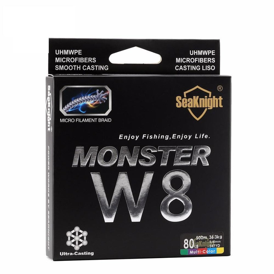 Best Quality Monster W8 500M Braided Fishing Line Saltwater Wire 8 Strands-NUNATAK Fishing Store-1.0-Bargain Bait Box