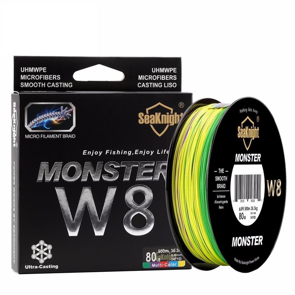 Best Quality Monster W8 500M Braided Fishing Line Saltwater Wire 8 Str –  Bargain Bait Box