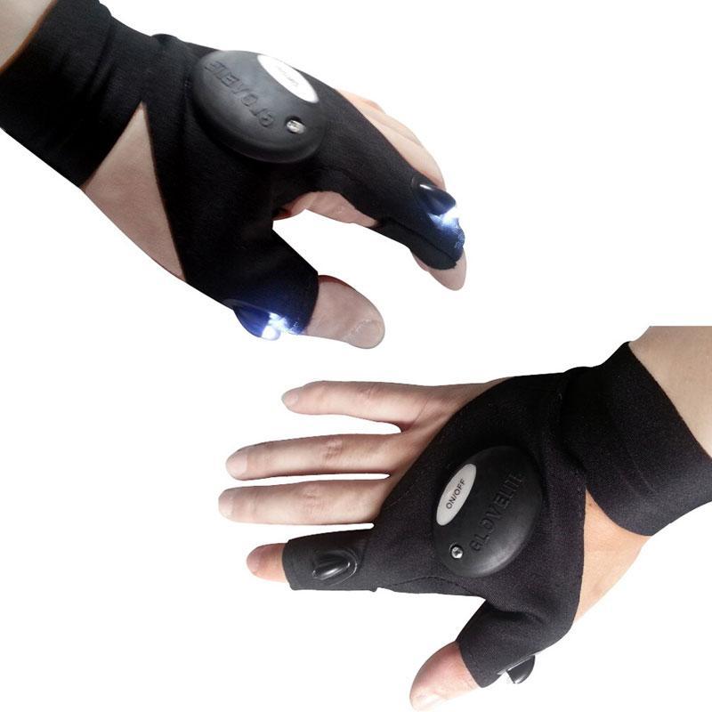 Bicycle Lamp Outdoor Camping Led Gloves With Light Hunting Fingerless Fishing-simitter01-Bargain Bait Box