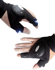 Bicycle Lamp Outdoor Camping Led Gloves With Light Hunting Fingerless Fishing-simitter01-Bargain Bait Box