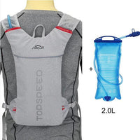 Bicycle Vest Backpack Running Riding Cycling Rucksack With 1.5L Water Bag-Vanchic Outdoor Store-Grey and 2L-Bargain Bait Box