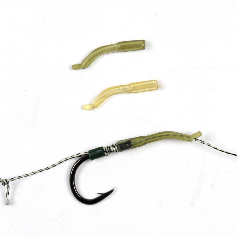 Bimoo 10Pcs Carp Fishing Accessories Rubber Hook Sleeve Line Aligner-Bimoo Fishing Tackle Store-10pcs in light green-Bargain Bait Box