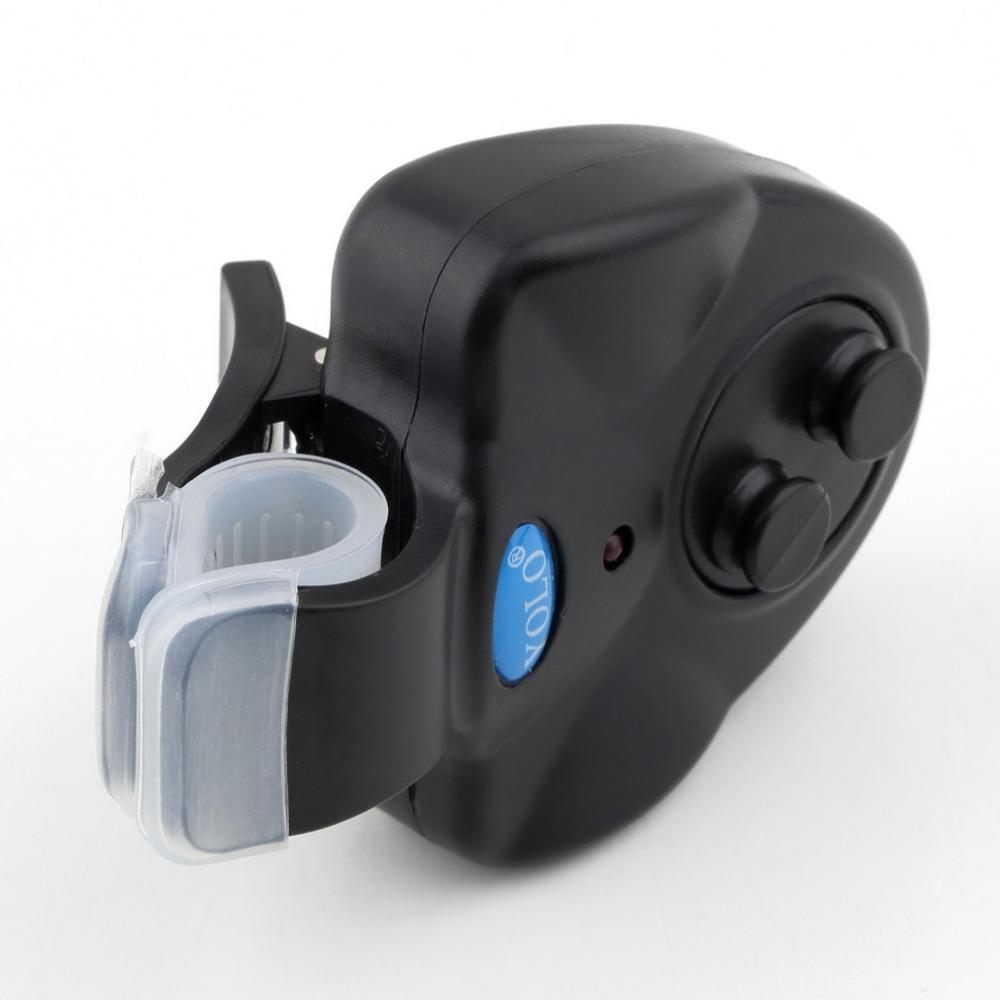Black Small Mini Electronic Wireless Abs Fish Bite Alarm Sound Running Led-YKS sport Shop-Bargain Bait Box