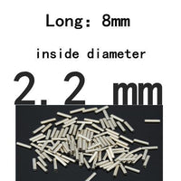 Bluejays 100Pcs/Lot Fishing Stainless Steel Fishing Line Sleeve Copper Tube-BlueJays Official Store-0.8mm-Bargain Bait Box