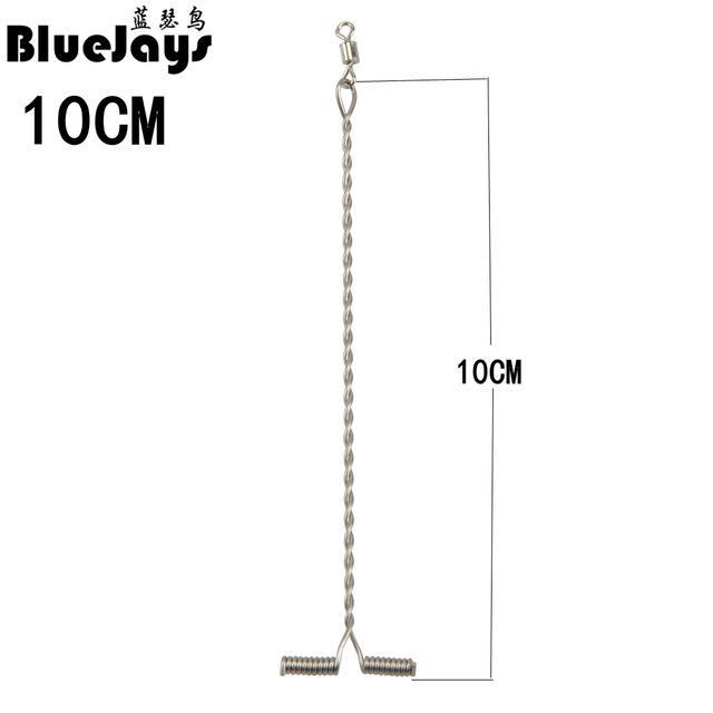 Bluejays 10Pcs/Lot Lure Balance Use For Steel Wire Fishing Line Diy 6Cm-15Cm-BlueJays Official Store-10cm 10pcs-Bargain Bait Box