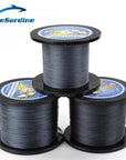 Bluesardine 500M Braided Fishing Line Multifilament Pe 4 Braid Fishing Wires-Blue Sardine-Dark Grey-0.4-Bargain Bait Box