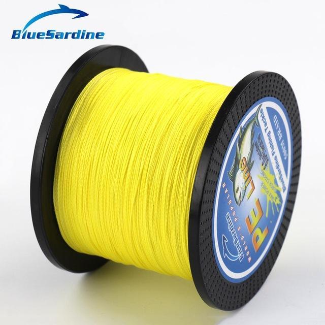 Bluesardine 500M Braided Fishing Line Multifilament Pe Braided Wire Fishing-BlueSardine Official Store-Yellow-0.4-Bargain Bait Box