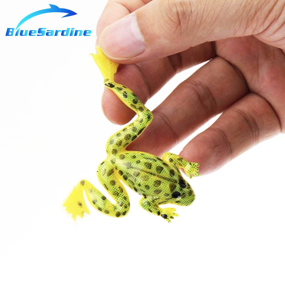 Bluesardine 6Pcs Frog Soft Soft Frog Fishing Plastic Fish 5G 5Cm-Frog Baits-Bargain Bait Box-Bargain Bait Box