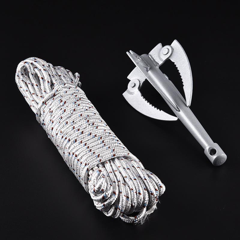 Boat Anchor Folding Hook Plants Anchor Knife Fishing Supplies With Rope Jagg-Fishing Tools-Shenzhen JS Foryou Chain-Hook without Rop-Bargain Bait Box