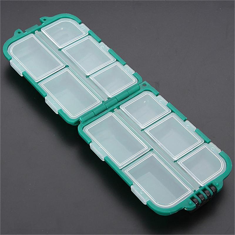 Bobing 10 Compartments Fly Fishing Lure Baits Storage Case Spoon Hooks Plastic-Pro Angler Store-Bargain Bait Box