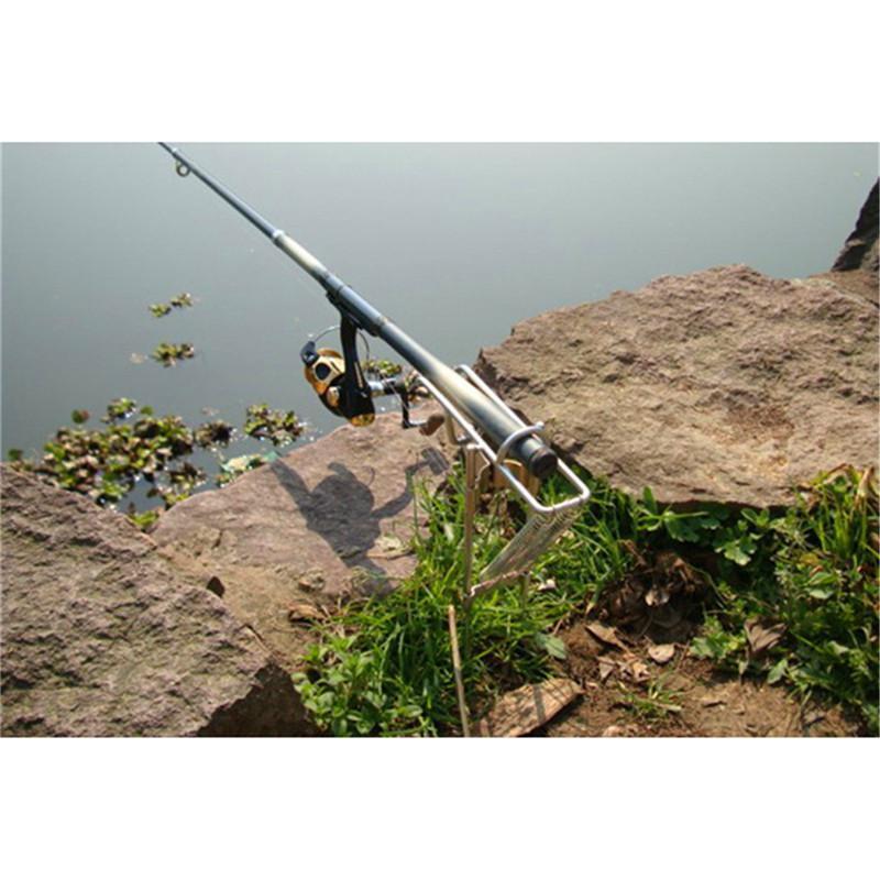 Bobing Fishing Rod Pole Bracket Stainless Steel Double Spring Automatic-Automatic Fishing Rods-Angler & Cyclist's Store-Bargain Bait Box
