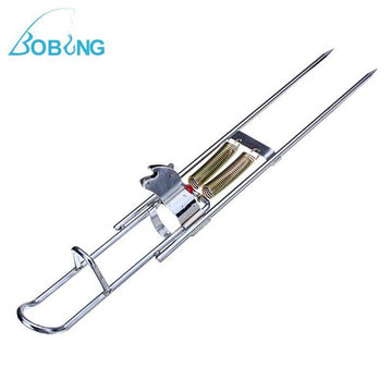 Bobing Fishing Rod Pole Bracket Stainless Steel Double Spring Automatic-Automatic Fishing Rods-Angler & Cyclist's Store-Bargain Bait Box