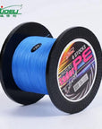 Bobing Ydl 500M 8 Strands Pe Braided Fishing Line Fishing Rope Wire String-Angler & Cyclist's Store-Blue-1.0-Bargain Bait Box
