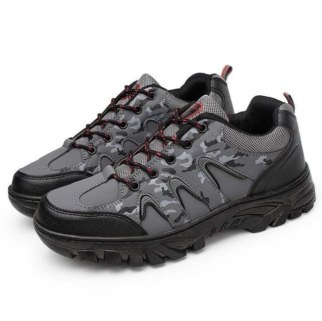 Bolangdi Men Waterproof Hiking Shoes Cushioning Antislip Climbing Shoes Trekking-BOLANGDI - Official Store-gray-6.5-Bargain Bait Box
