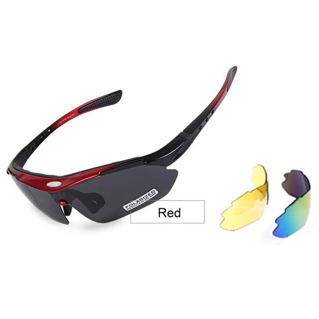 Boler Professional Myopia Polarized Fishing Glasses Men Women Climbing Eyewear-NEWBOLER Store-model 1 red black-Bargain Bait Box