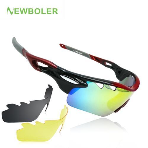 Boler Professional Myopia Polarized Fishing Glasses Men Women Climbing Eyewear-NEWBOLER Store-model 2 red black-Bargain Bait Box