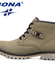 Bona Classics Style Men Hiking Shoes Outdoor Walking Working Shoes Ankle Boots-Bona official store-Camel-8-Bargain Bait Box