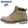 Bona Style Men Hiking Shoes Lace Up Outdoor Jooging Trekking Sneakers Cow-Bona official store-Camel-8-Bargain Bait Box