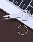 Bottle Opener Key Ring Keychain Stainless Steel Keyfob Bar Tool Outdoor Multi-Rocksport Store-Bargain Bait Box
