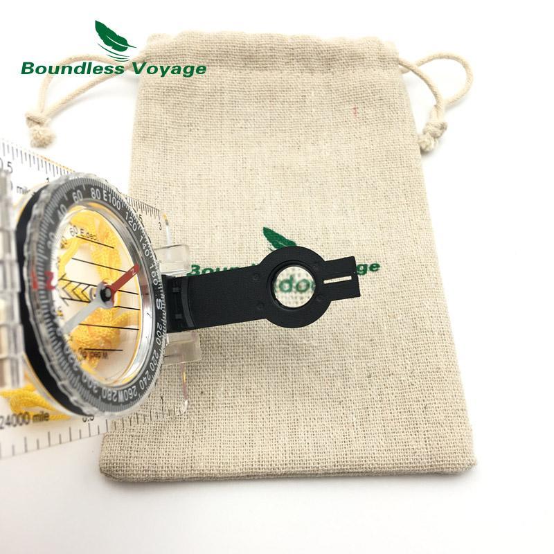 Boundless Voyage Multifunction Outdoor Survival Camping Compass Hiking Ruler Map-BoundlessVoyage Store-Bargain Bait Box