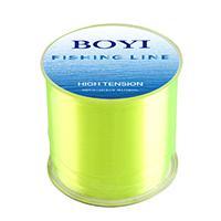 Boyi Nylon Fishing Line 500M Monofilament Line Japan Material 7 Colors High-BOYIFT Store-LIGHT YELLOW-0.8-Bargain Bait Box