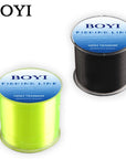 Boyi Nylon Fishing Line 500M Monofilament Line Japan Material 7 Colors High-BOYIFT Store-WHITE-0.8-Bargain Bait Box