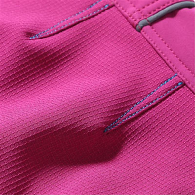 Boys&amp;Girls Winter Outdoor Patchwork Hiking Sports Softshell Pant Children-Facecozy Official Store-rose red-S-Bargain Bait Box