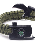 Braided Paracord Bracelet Multi-Function Outdoor Survival Camping Rescue-HMJ Outdoor Store-3-Bargain Bait Box