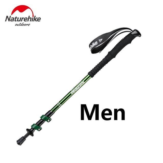 Brand Alpenstocks Ultralight Trekking Folding Pole Walking Hiking Sticks-Automobiles Parts Selling Store-Army Green-Bargain Bait Box