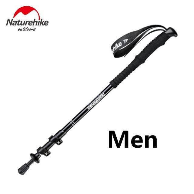 Brand Alpenstocks Ultralight Trekking Folding Pole Walking Hiking Sticks-Automobiles Parts Selling Store-Black-Bargain Bait Box
