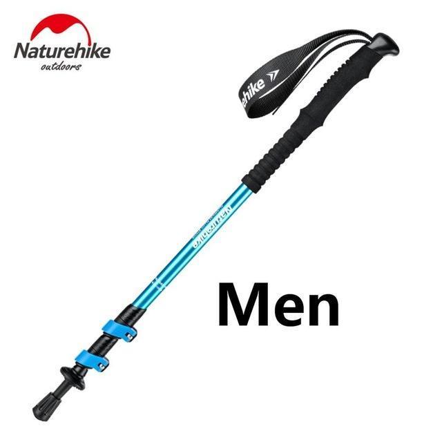 Brand Alpenstocks Ultralight Trekking Folding Pole Walking Hiking Sticks-Automobiles Parts Selling Store-Sky Blue-Bargain Bait Box