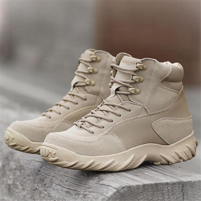 Brand Military Tactical Delta Army Combat Boots Outdoor Travel Non-Slip-LISSE high quality Store-Sand color-6-Bargain Bait Box