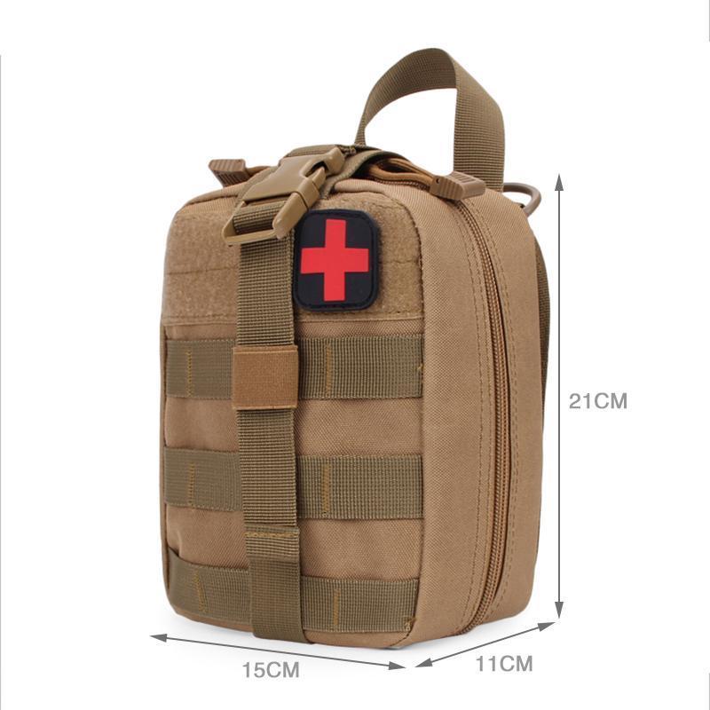 Brand Outdoor Edc Molle Tactical Pouch Bag Emergency First Aid Kit Bag-Yunvo Outdoor Sports CO., LTD-black-Bargain Bait Box