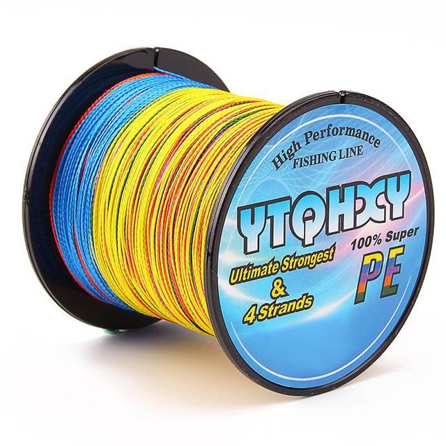 Brand Super Strong 100M Pe Braided Fishing Line 4 Stands 10Lb 80Lb Japan-Be a Invincible fishing Store-Mulit-0.4-Bargain Bait Box