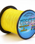 Brand Super Strong 100M Pe Braided Fishing Line 4 Stands 10Lb 80Lb Japan-Be a Invincible fishing Store-Yellow-0.4-Bargain Bait Box
