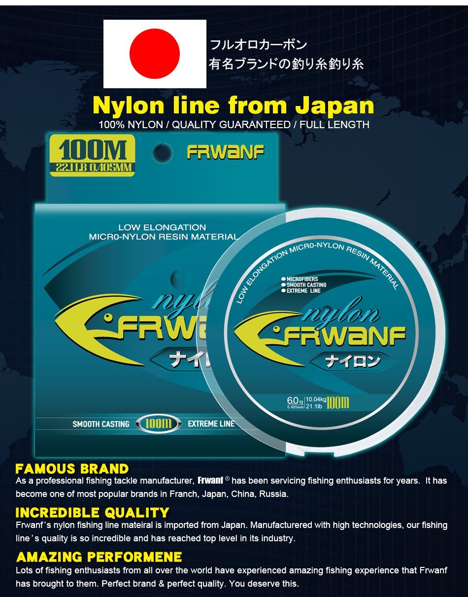 Brands Top Quality Super Strong Japan Monofilament Nylon Fishing Line 100M-ASCON FISH Official Store-0.8-Bargain Bait Box