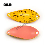 Brass Casting Spoon With Korean Single Hook, Size 27X12Mm, 2.3G 3/32Oz Salmon-countbass Official Store-10-Bargain Bait Box