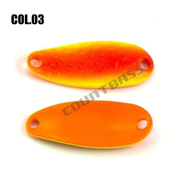 Brass Casting Spoon With Single Hook, Size 29X11.5Mm, 3.5G 1/8Oz Salmon Trout-countbass Fishing Tackles Store-03-Bargain Bait Box