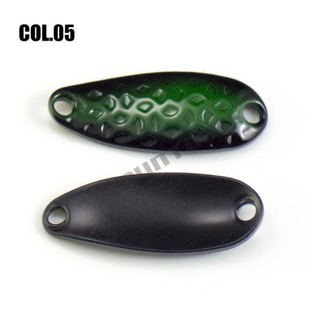 Brass Casting Spoon With Single Hook, Size 29X11.5Mm, 3.5G 1/8Oz Salmon Trout-countbass Fishing Tackles Store-05-Bargain Bait Box