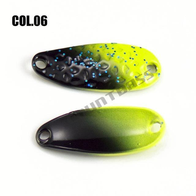 Brass Casting Spoon With Single Hook, Size 29X11.5Mm, 3.5G 1/8Oz Salmon Trout-countbass Fishing Tackles Store-06-Bargain Bait Box