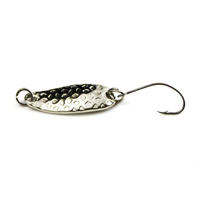 Brass Casting Spoon With Single Hook, Size 29X11.5Mm, 3.5G 1/8Oz Salmon Trout-countbass Fishing Tackles Store-09-Bargain Bait Box