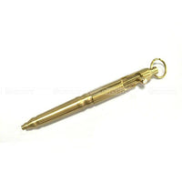 Brass Handmade Pen Creative Retro Bolt Typetactical Pen Hanging Ring Edc Outdoor-EnjoyOutdoor Store-Brass Pen-Bargain Bait Box