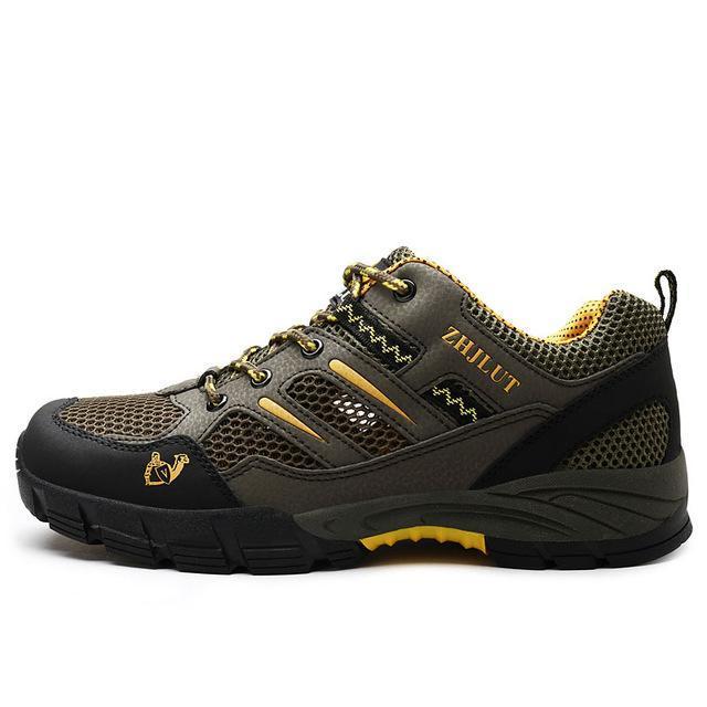 Breathable Hiking Shoes For Men Autumn Winter Trekking Mountain Climbing-Shop3023018 Store-Army green-6-Bargain Bait Box