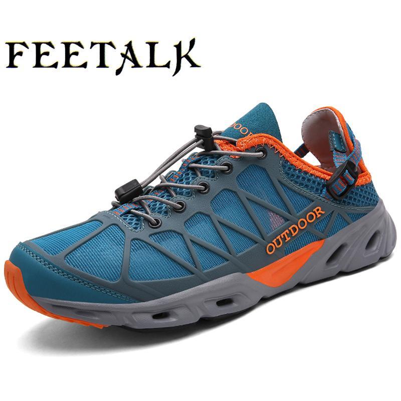 Breathable Mountain Trekking Hiking Shoes Men Outdoor Climbing Shoes Mens-Topace-see chart-5-Bargain Bait Box