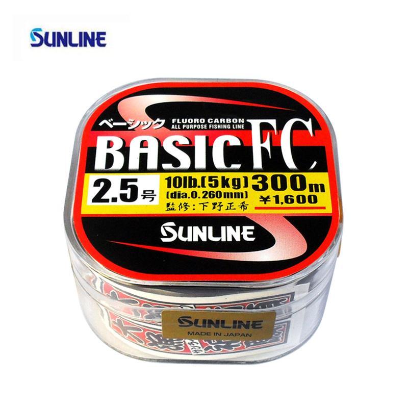 Brillife Japanese Sunline Original Florocarbon Line Basic Fc300 Carbon Fiber-BRILLIFE Global Fishing Tackle Store-0.6-Bargain Bait Box