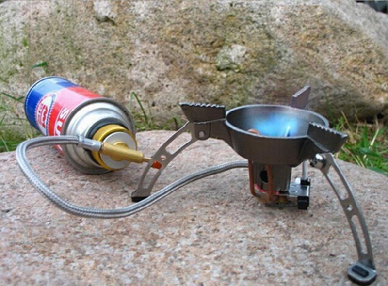 Brs-11 Portable Windproof Outdoor Gas Burner Camping Stove Gas Cooker Hiking-YT Outdoor Store-brs11-Bargain Bait Box