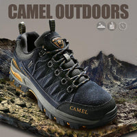Camel Trend Autumn Winter Hiking Shoes Breathable Outdoor Waterproof Hunting-Camel Official Store-deep blue-6.5-Bargain Bait Box