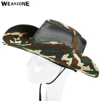Camo Hats For Men Bucket Hat Bobsunscreen Casual Sunhat Women Wide Brim-Hats-Bargain Bait Box-Army Green-Bargain Bait Box