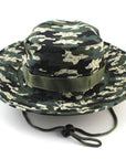 Camouflage Bucket Hats Wide Brim Sun Cap Ripstop Camo Fishing Hunting Hiking Men-Johnny Pro Store-HT0783H07-Bargain Bait Box